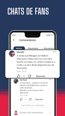 Paris Foot En Direct football android App screenshot 5